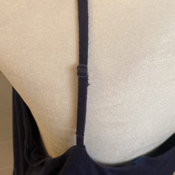 Old Navy dark blue Spagehetti strap sundress. Size XLT. Adjustable straps. - Picture 12 of 15
